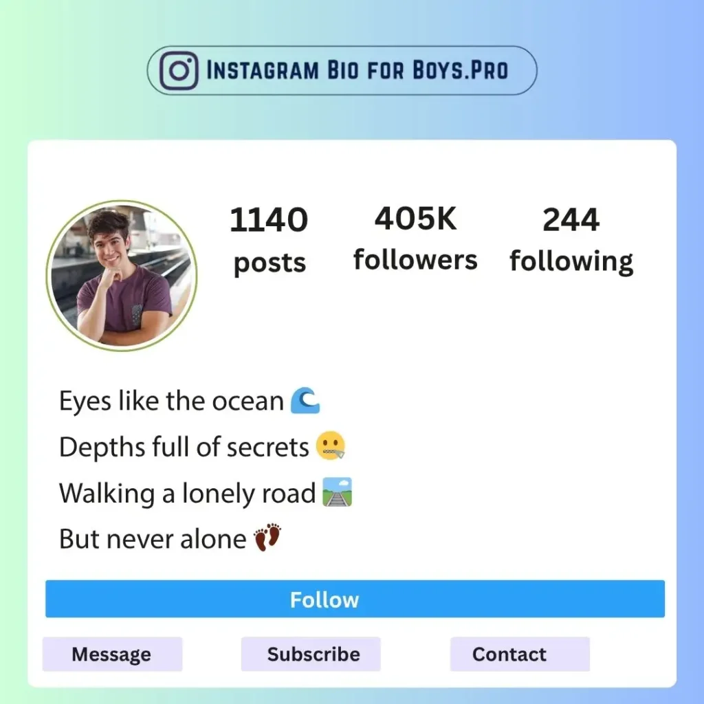 Aesthetic Instagram Bio Ideas for BoyAesthetic Instagram Bio Ideas for Boys (2)